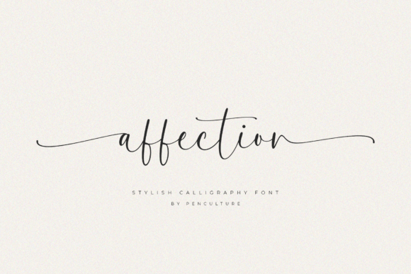 Affection: The Script Amp Typeface That Elevates Campaign Design
