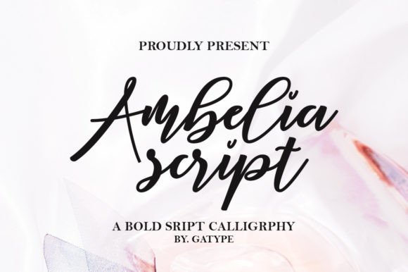 Ambelia Script: The Handwritten Typeface for Modern Web Design