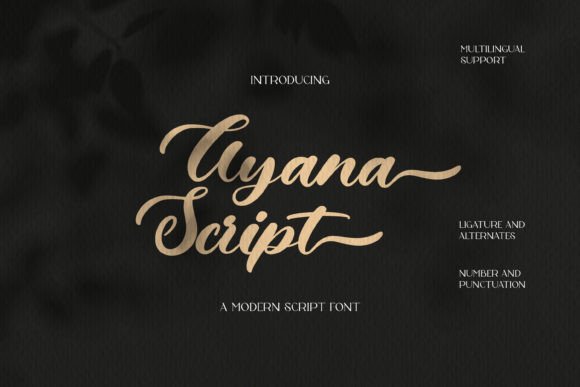Ayana Script: The Modern Typeface for Elegant Web Design