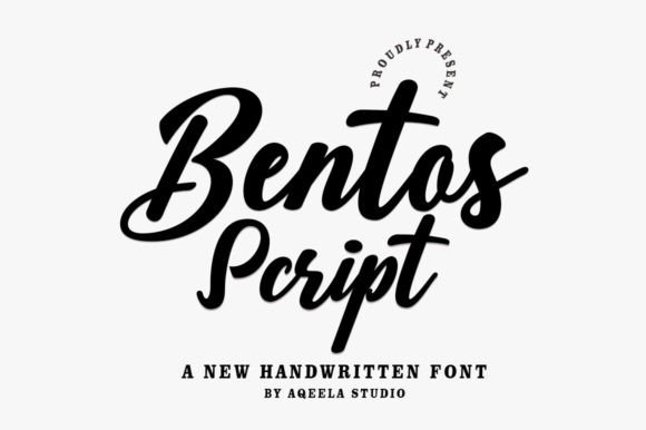 Bentos Script: A Handwritten Typeface for Expressive Brand Identity