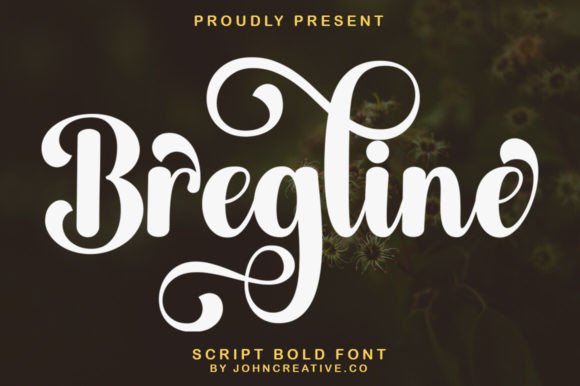 Bregline Script: The Premium Typeface for Campaign Design