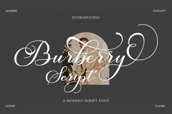 Burberry Script: The Premium Typeface for Elevating Your Brand Identity