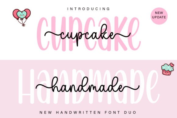 Cupcake Handmade Duo: The Perfect Typeface for Small Business Branding