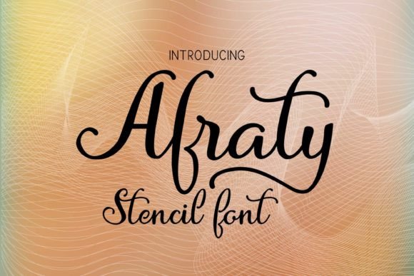 elevating editorial design with the Afraty Stencil typeface