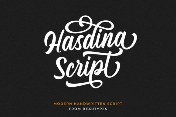 Hasdina Script: A Vintage Typeface for Editorial Design