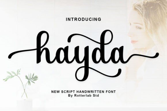 Hayda Script: The Modern Typeface for Polished Digital Brands