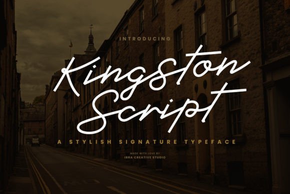 Kingston Script: Elevating Editorial Design with Refined Typography