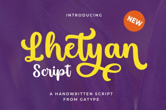 Lhetyan Script: The Handwritten Typeface for Modern Web Design