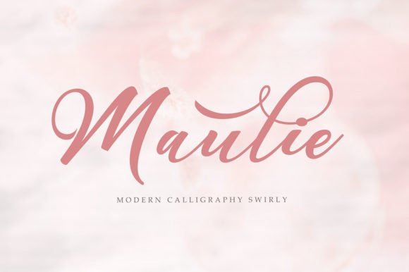 Maulie Script: The Elegant Typeface for Handmade Branding