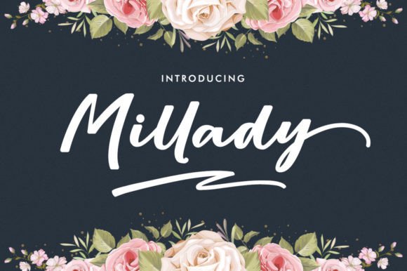 Millady Script: The Perfect Handwritten Typeface for Crafters