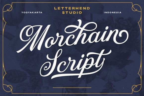 Morchain Script: The Premium Typeface for Polished Brand Identity