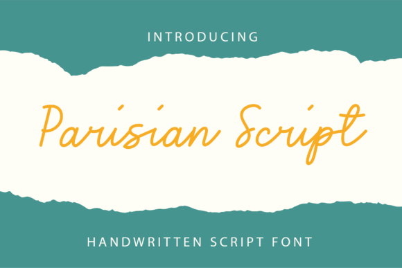 Parisian Script: A Refined Typeface for Modern Editorial Design