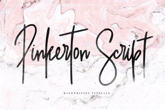 Pinkerton Script: The Elegant Handwritten Typeface for Editorial Design