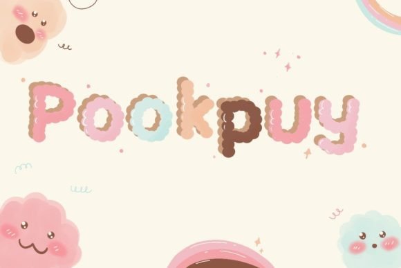 Pookpuy: A Whimsical Handwritten Typeface for Playful Branding