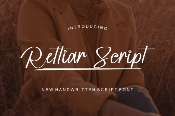 Rettiar Script Font: A Modern Typeface for Editorial Identity