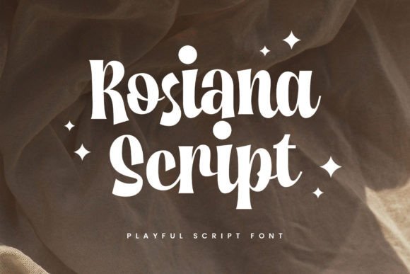Rosiana Script: A Cheerful Typeface for Modern Editorial Design