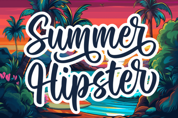 Summer Hipster: The Handwritten Typeface That Elevates Small Business Branding