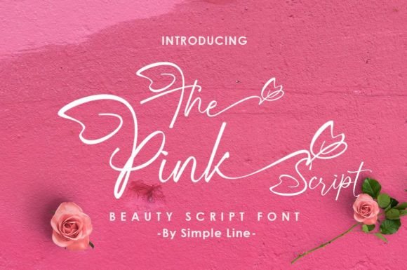 The Pink Script: A Handwritten Typeface for Modern Web Design