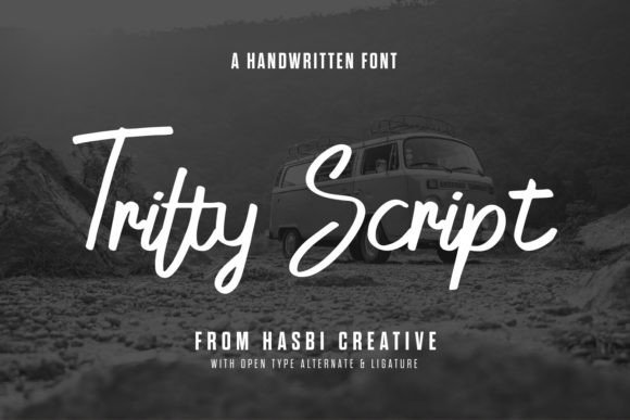 Tritty Script: The Friendly Handwritten Typeface for Modern Web Design